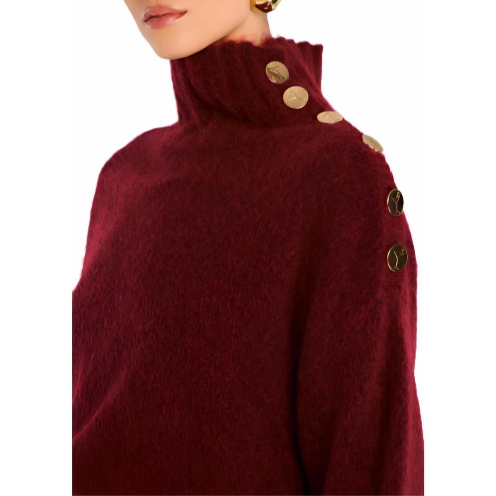 NEW RETROFETE marve sweater in port - Picture 5 of 5